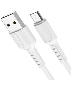 Дата кабель USB 2 0A для micro USB K26m TPE 1м White More choice