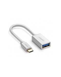 Кабель US154 30702 USB C Male to USB 3 0 A Female OTG Cable белый Ugreen
