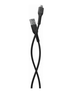 Дата кабель USB 2 0A для micro USB K16m TPE 1м Black More choice