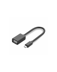 Кабель US133 10396 Micro USB Male to USB A Female Cable With OTG Nickel Plating Black Ugreen