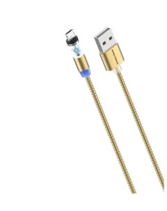 Кабель K61Sm 1м Gold Smart USB 3 0A для micro USB Magnetic золотой More choice