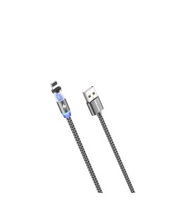 Кабель K61Si 1м Dark Grey Smart USB 2 4A для Apple 8 pin Magnetic серый More choice