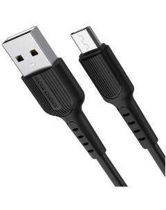 Дата кабель USB 2 0A для micro USB K26m TPE 1м Black More choice