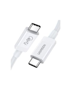 Кабель US506 40113 USB4 Type C Male to Type C Male 5A Cable 0 8 м белый Ugreen