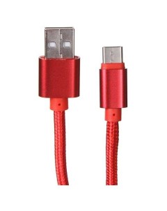 Кабель USB Type C 2A 1 0m Red MGC011TRD Mediagadget