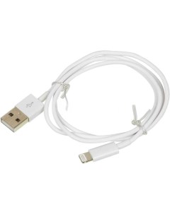 Кабель USB IP 1 2W2A USB m Lightning m 1 2м белый Buro