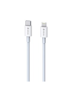 Кабель Smart Series PD Cable Type C to Lightning 3A White Devia