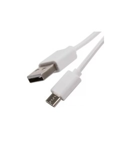Дата Кабель Spiral USB Micro USB белый УТ000026702 Red line