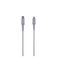 Дата кабель Type C Lightning MFI для Apple нейлоновая оплетка серебристый УТ000018477 Red line