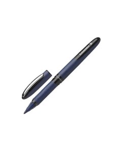 Ручка роллер One Business ЧЕРНАЯ корпус темно синий узел 0 8 мм линия письма 0 6 мм 183001 Schneider