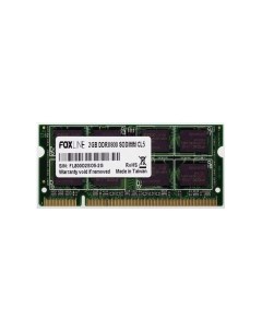 Оперативная память 2GB DDR2 SODIMM FL800D2S5 2G Foxline
