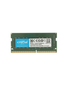 Память оперативная DDR4 8Gb 3200MHz pc 25600 SO DIMM CT8G4SFS832A Crucial