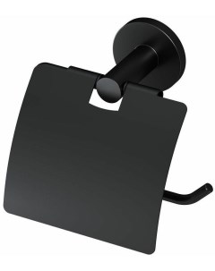 Держатель для туалетной бумаги с крышкой X Joy A85A341422 X Joy черный Am.pm.