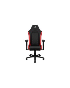 Кресло игровое Crown Leatherette Black Red 4711099471195 Aerocool