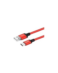 Адаптер Times Speed X14a USB Type C 1m Red Black Hoco