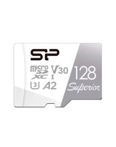Карта памяти microSD 128GB Superior Pro A2 microSDXC Class 10 UHS I U3 Colorful 100 80 Mb s Silicon power