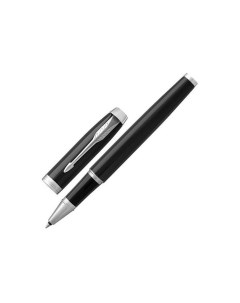 Ручка роллер IM Core Black Lacquer CT корпус черный глянцевый лак хромированные детали черная 193165 Parker
