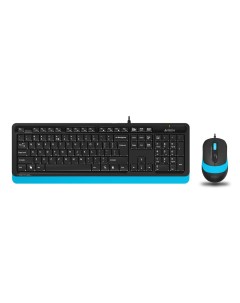 Набор клавиатура мышь Fstyler F1010 черный синий A4tech