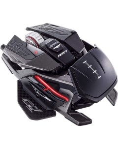Игровая мышь R A T PRO X3 чёрная PMW3389 Omron USB 10 кнопок 16000 dpi RGB подсветка Mad catz