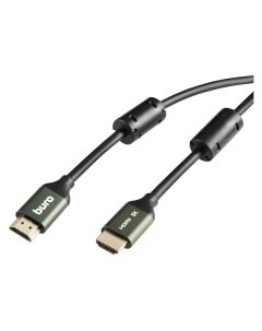 Кабель аудио видео HDMI m HDMI m 5м феррит кольца Позолоченные контакты черный BHP HDMI 2 1 5G Buro