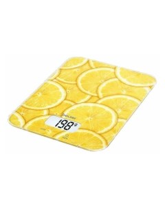 Весы кухонные электронные KS19 lemon макс вес 5кг рисунок Beurer