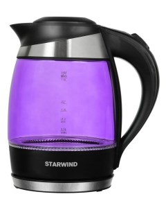 Чайник электрический SKG2217 2200Вт фиолетовый и черный Starwind