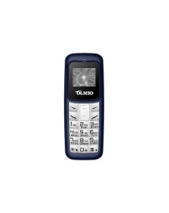 Мобильный телефон A02 синий белый Olmio