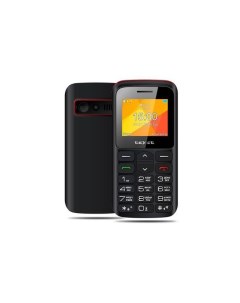 Мобильный телефон TM B323 черный красный Texet