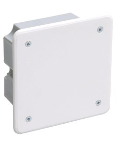 Коробка распаячная СП 92х92х45 КМ41021 для полых стен с саморезами метал лапки с крышкой ИЭК UKG11 0 Iek
