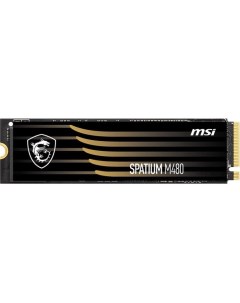 Накопитель SSD Spatium M480 PCIe 4 0 NVMe M 2 1TB SPATIUM M480 PCIe 4 0 NVMe M 2 Msi