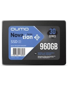 Накопитель SSD Novation 960GB SATA III 3D TLC Q3DT 960GSCY Qumo