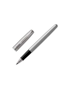 Ручка роллер Sonnet Core Stainless Steel CT корпус серебристый палладиевые детали черная 1931511 Parker
