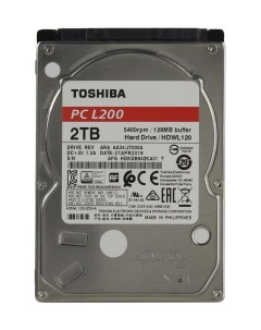 Жесткий диск HDD SATA3 2Tb HDWL120UZSVA Toshiba