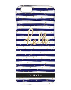 Чехол накладка Bord de Mer для Apple iPhone 7 8 Plus синий белый So seven