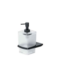 Стеклянный диспенсер для жидкого мыла с настенным держателем Inspire 2 0 A50A36922 черный Am.pm.