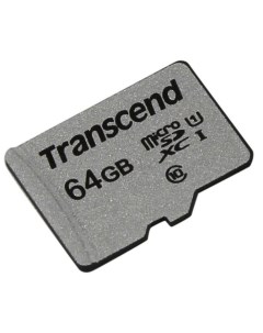 Карта памяти micro SDXC 64Gb 300S UHS I U1 90 45 Mb s Transcend