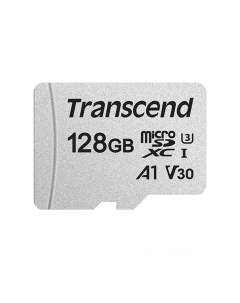 Карта памяти micro SDXC 128Gb 300S UHS I U3 V30 A1 90 45 Mb s Transcend