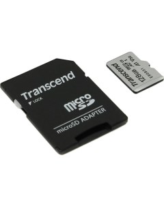 Карта памяти micro SDXC 128Gb 330S UHS I U3 V30 A2 ADP 100 85 Mb s Transcend