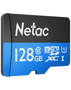 Карта памяти MicroSDXC P500 Standard 128GB Adapter NT02P500STN 128G R Netac