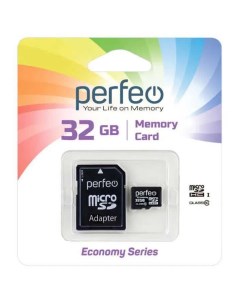 Карта памяти microSD 32GB High Capacity Class 10 PF32GMCSH10A Perfeo