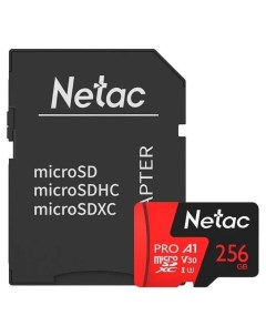 Карта памяти microSD P500 Extreme Pro 256Gb NT02P500PRO 256G S Netac