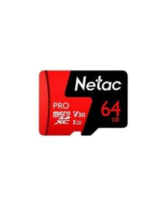 Карта памяти microSD P500 Extreme Pro 64Gb NT02P500PRO 064G S Netac