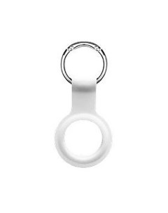 Чехол брелок Silicon Key Ring для AirTag White Devia