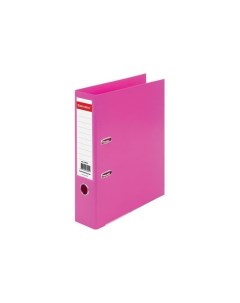 Папка регистратор EXTRA 75мм розовая двустороннее покрытие пластик мет уголок Brauberg