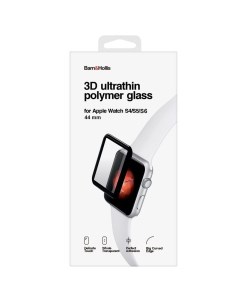 Защитное стекло для Apple Watch S4 S5 44mm Full Screen 3D Black УТ000021512 Barn&hollis