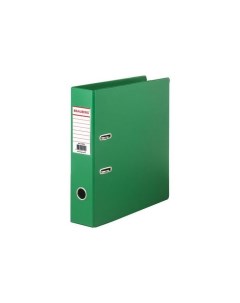 Папка регистратор с двухсторонним покрытием из ПВХ 70 мм светло зеленая 222654 Brauberg