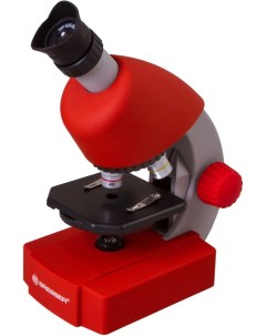 Микроскоп Junior 40x 640x красный Bresser