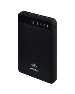 Внешний аккумулятор DG 10000 3U BK Li Pol 10000mAh 3A черный Digma