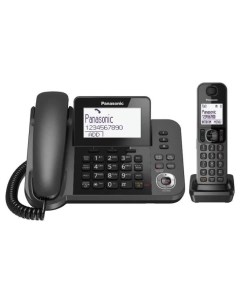 Радиотелефон KX TGF320RUM черный Panasonic