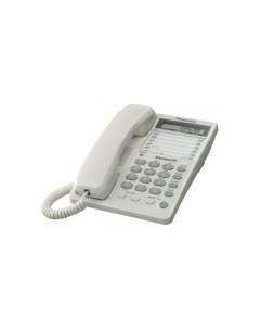 Телефон проводной KX TS2362RUW белый Panasonic
